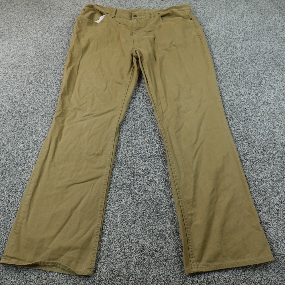 Polo Ralph Lauren Pants Mens 40X32 Beige Brown Denim Pants 650 Straight Preppy